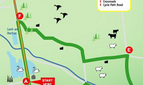 Map of boora farmlands loop