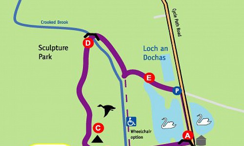 Map of boora sculpture loop 