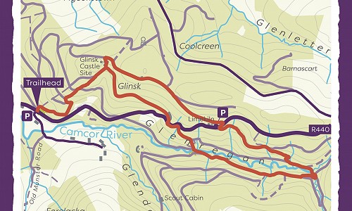 Map of Glenregan loop