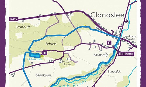 Map of clonaslee brittas 